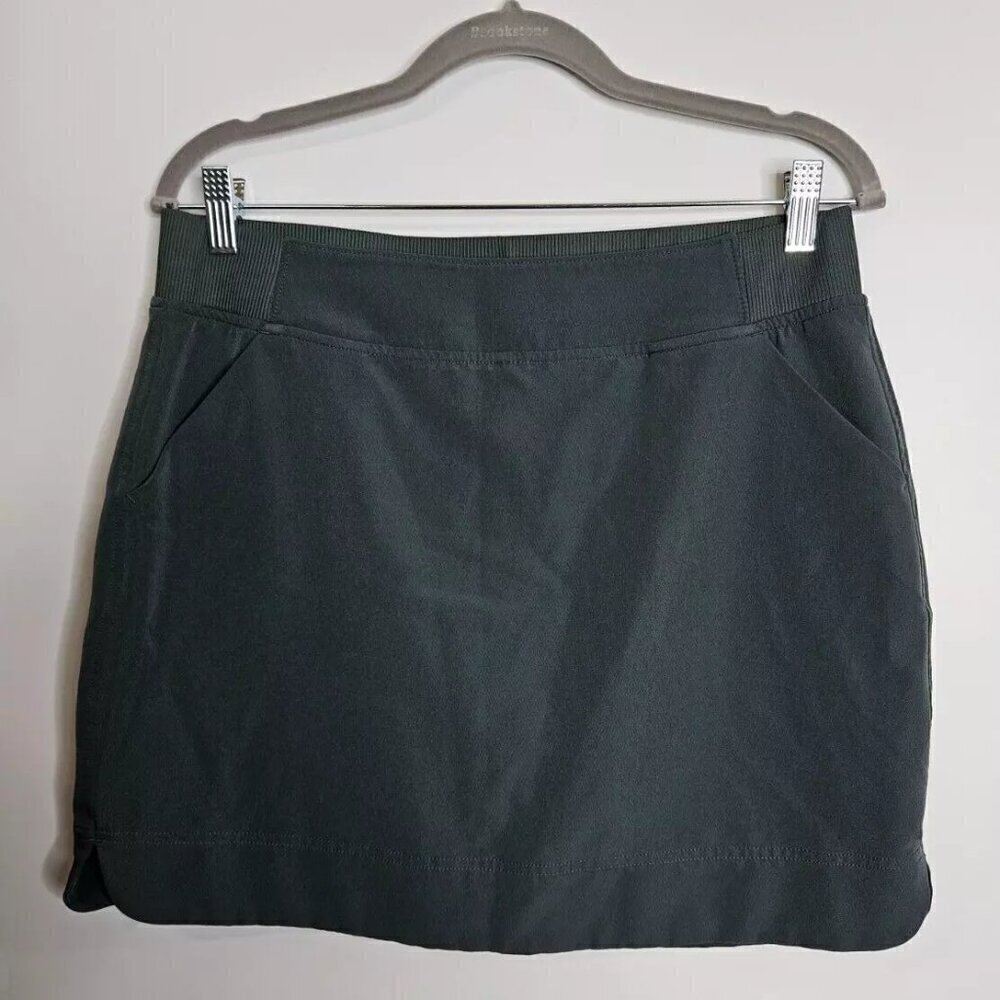 32 Degrees Cool Womens Soft Comfort Stretch Pull On Skort Pockets Medium Green